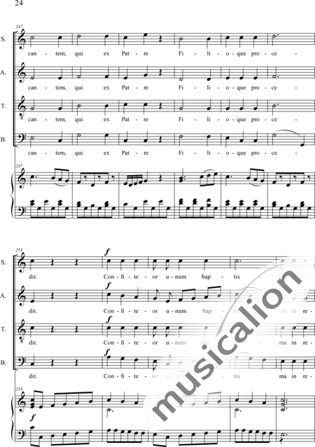 Dedler, Rochus: Missa I in C, Orgelpartitur - Solo>Sop/Alt/Bass+Chor>SATB+Org:24
