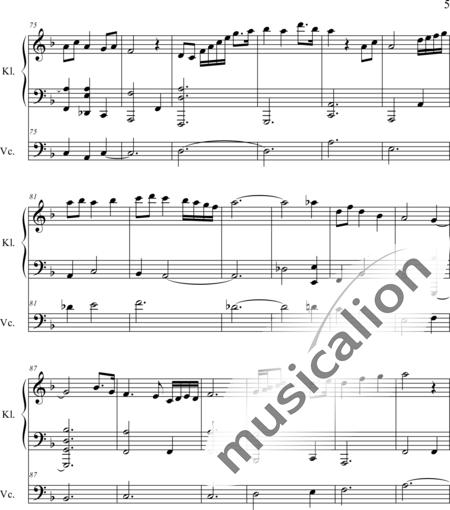 Weidner, Herb: Lady Q. - Violoncello+Klavier:5