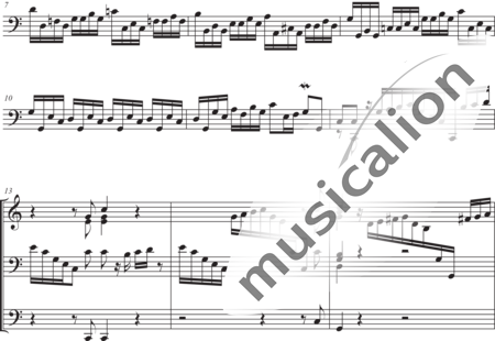 Böhm, Georg: Präludium und Fuge C-Dur - Orgel>mPed:1
