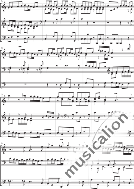 Böhm, Georg: Präludium und Fuge C-Dur - Orgel>mPed:5