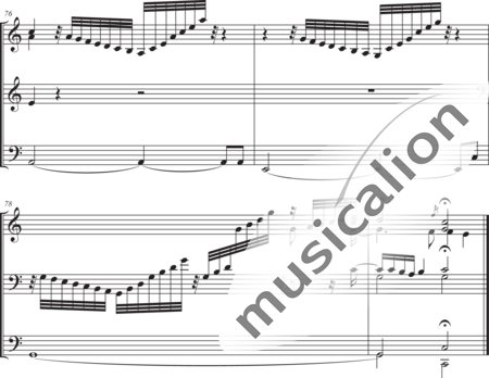 Böhm, Georg: Präludium und Fuge C-Dur - Orgel>mPed:7