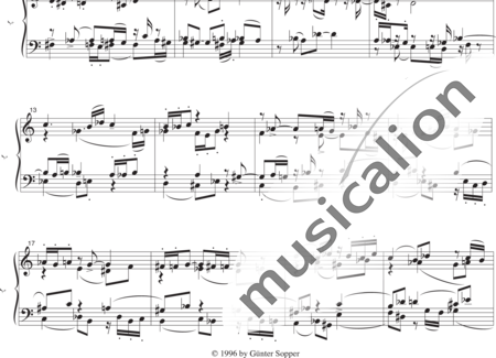 Sopper, Günter: Artikulationsfuge (for piano) - Piano:1