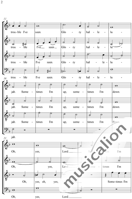 Anónimo, desconocido: Nobody Knows - Coro>SATB:2