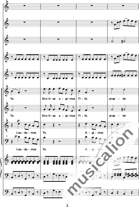 Est (Stocker), L. B. (Stephan): Mass in C: Gloria - Coro>SATB+[Fl+Clar2]+Org+[Vl2+Cb]:3