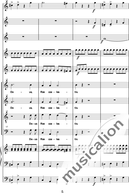 Est (Stocker), L. B. (Stephan): Mass in C: Gloria - Coro>SATB+[Fl+Clar2]+Org+[Vl2+Cb]:5