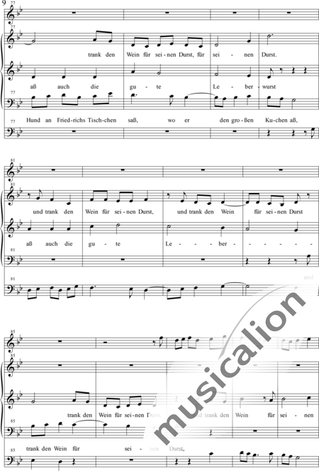 Wocke, Erich: Der böse Friedrich - Solo>sop/alto/Ten+Fl+Org+Vc:7