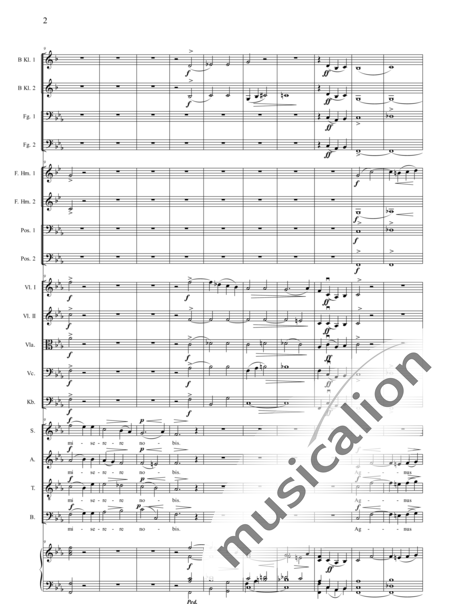 Filke, Max
: Missa in E-flat: Agnus Dei - Coro>SATB+[Clar2+Fg2]+[Cr2+Trb2]+Org+[Vl2+Vla+Vc+Cb]:2