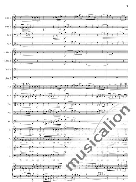 Filke, Max
: Missa in E-flat: Benedictus - Coro>SATB+[Clar2+Fg2]+[Cr2+Trb2]+Org+[Vl2+Vla+Vc+Cb]:3