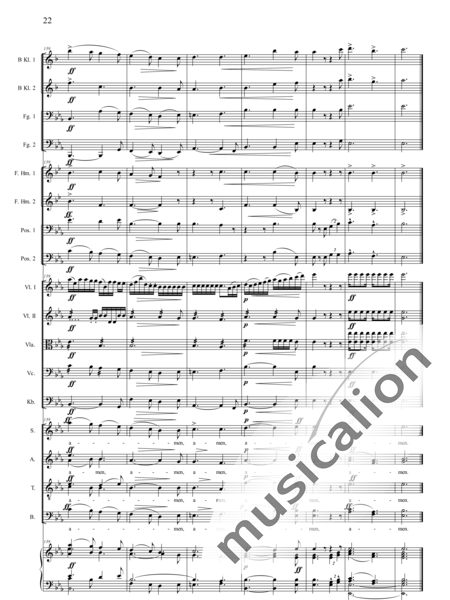 Filke, Max
: Missa in E-flat: Credo - Solo>sop/alto/Ten/bajo+Coro>SATB+[Clar2+Fg2]+[Cr2+Trb2]+Org+[Vl2+Vla+Vc+Cb]:22
