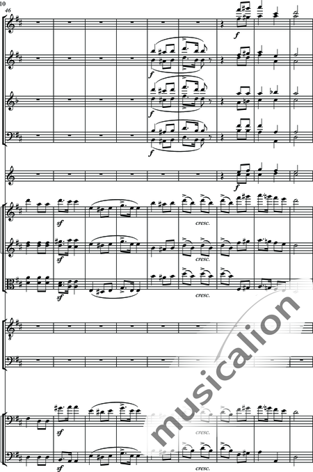 Schubert, Franz (Peter): Widerspruch - Choir>TTBB+[Fl2+Ob2+ClA2+Bn2]+Hn2+[Vln2+Vla+Vlc+Db]:10