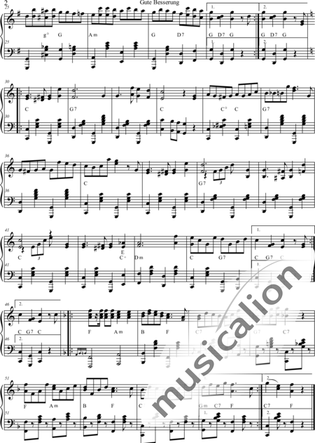 Doswald, Josef: Gute Besserung - Klavier:2