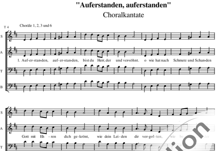 Reger, Max: Auferstanden, auferstanden - Chor>SATB:0