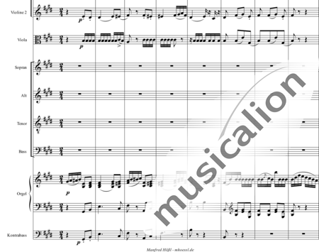 Führer, Robert
: Pastoralmesse A-Dur: Benedictus (Pastoral Mass A-major: Benedictus) - Solo>sop/alto+Coro>SATB+Clar2+[Cr2+Trb]+Tp+Org+[Vl2+Vla+Cb]:1