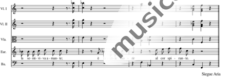 Haydn, (Franz) Joseph: Nr.Recit. accomp. "Che chiedete da me ?" (3a) - Solo>sop+[Vl2+Vla+Cb]:2