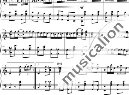 Scott, James: Ophelia Rag - Klavier:1