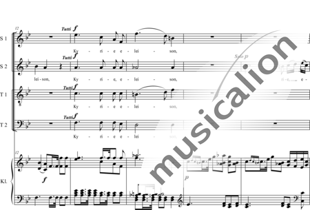 Haydn, (Franz) Joseph: Kyrie - Chor>SATB+Orgel:1