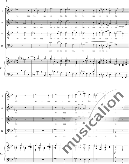 Haydn, (Franz) Joseph: Gloria - Chor>SATB+Orgel:4