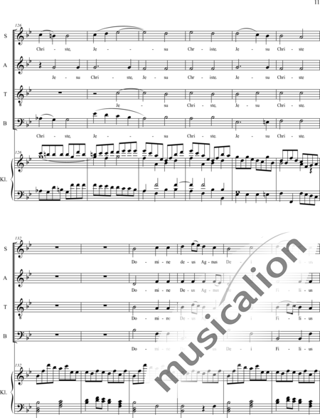 Haydn, (Franz) Joseph: Gloria - Chor>SATB+Orgel:11