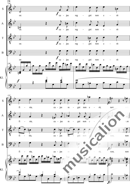 Haydn, (Franz) Joseph: Credo - Chor>SATB+Orgel:24