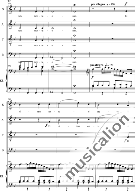Haydn, (Franz) Joseph: Credo - Chor>SATB+Orgel:32