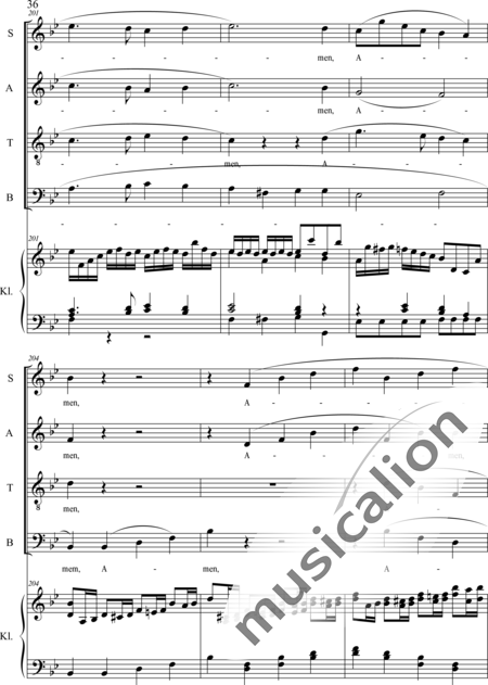 Haydn, (Franz) Joseph: Credo - Chor>SATB+Orgel:36