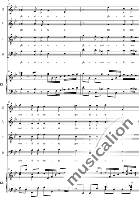 Haydn, (Franz) Joseph: Sanctus - Chor>SATB+Orgel:6