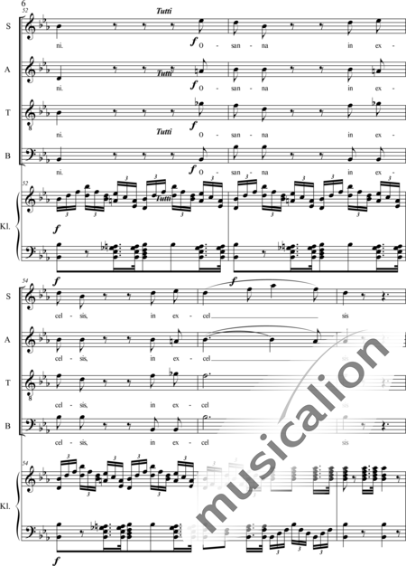 Haydn, (Franz) Joseph: Benedictus - Chor>SATB:6