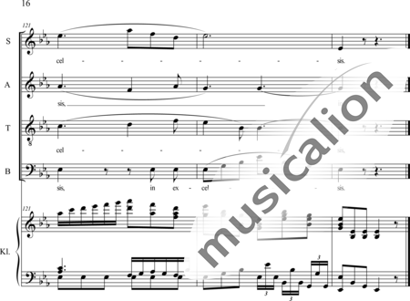 Haydn, (Franz) Joseph: Benedictus - Chor>SATB:16