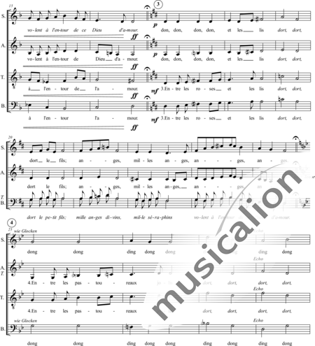 Weydert-Kokula, Stefan: Le sommeil de l'enfant Jésus (Sleep of the Child Jesus) - Coro>SATB:2