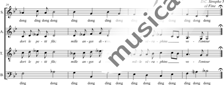 Weydert-Kokula, Stefan: Le sommeil de l'enfant Jésus (Sleep of the Child Jesus) - Coro>SATB:3