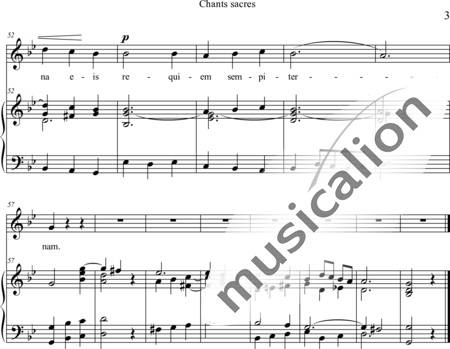 Gounod, Charles: Chants sacres: Pie Jesu (Sacred Songs) - Solo>sop+Piano:3