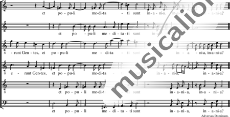 Gesualdo, Carlo
: Responsorium Nr. 7: Astiterunt reges terrae - Coro>SATTB:3