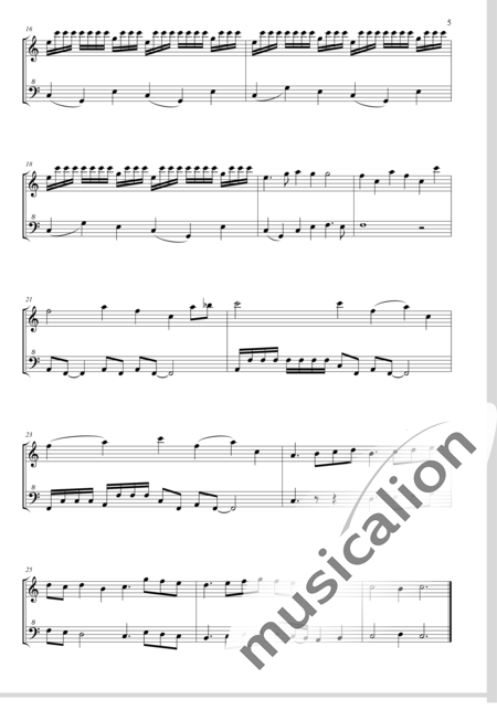Finger, Godfrey : Pastorale - Blockflöte 2:5