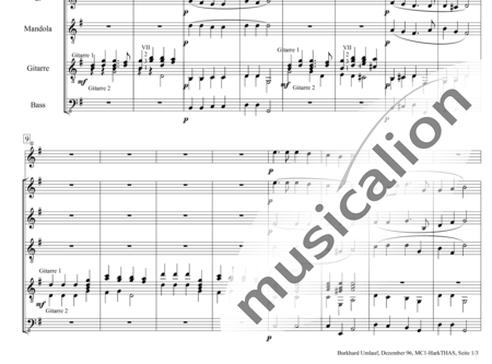 Anonymus, Unknown: Hark! The Herald Angels Sing (Chimes/2Mand/Mandola/Guit/B) - Glockenspiel+[Mdl3+Gtr]+Db:1