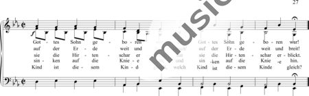Bühler, Franz: Advent- und Weihnachtslieder - Chor>SSATB:22