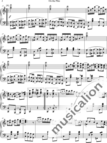 Scott, James: On the Pike - Klavier:2