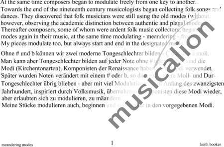 Booker, Keith: Moden 1) Dorian - Violoncello 2:1
