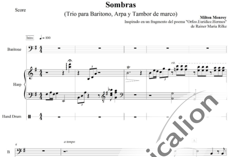 Monroy Bustos, Milton Javier: Carl Orff Competition 2018: Schatten - Solo>Bass+Px+Hf:0