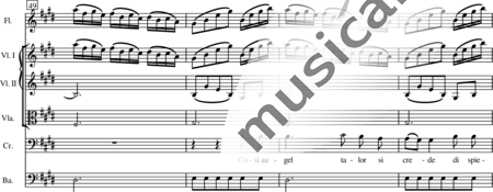 Haydn, (Franz) Joseph: Il pensier (Nr. 9, Aria (Creonte)) - Solo>Ten+Fl+[Vl2+Vla+Kb]:9