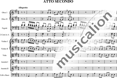 Haydn, (Franz) Joseph: Finché circola (Nr. 12, Coro) - Solo>Sop2+[Ob2+Fg]+HnA2+[Vl2+Vla+Kb]:0
