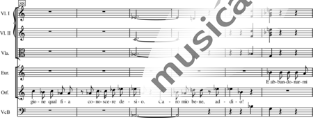 Haydn, (Franz) Joseph: Coro con Duetto (Nr. 14) - Solo>Sop2+Chor>SS+[Ob2+Fg]+HnA2+[Vl2+Vla+Kb]:15