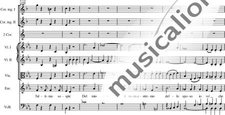 Haydn, (Franz) Joseph: Del mio core (Nr.16b - Cavatina (Euridice)) - Solo>Sop+HnB2+[Vl2+Vla+Vc]:2