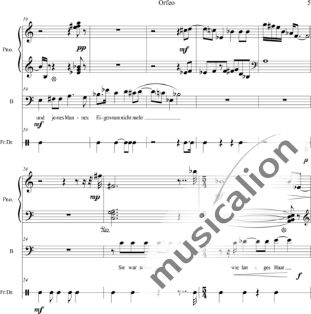 Cagle, Chad: Carl Orff Competition 2018 Orfeo - Solo>Bass+Px+Kl:5