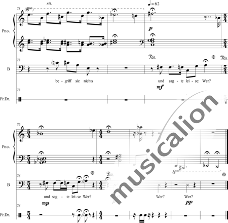 Cagle, Chad: Carl Orff Competition 2018 Orfeo - Solo>Bass+Px+Kl:12