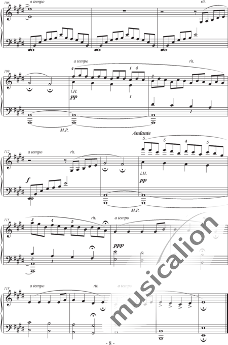 Hecker, Hartmut: Der Esel und die Eule - Klavier:8