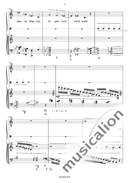 Aurig, Solco: Carl Orff Competition 2018 Eurydike - Solo>bajo+Perc+Arp:5