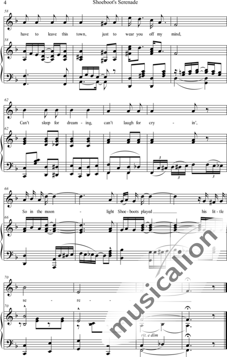 Handy, William Christopher: Shoeboot's Serenade - Solo>X+Klavier:4
