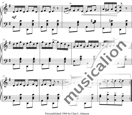 Johnson, Charles Leslie: Dill Pickles - Klavier:1