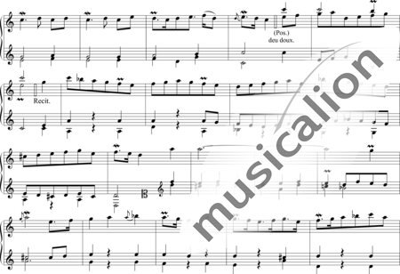 Marchand, Louis: Recit - Orgel>mPed:3