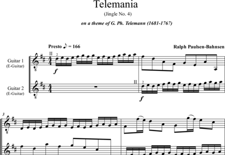 Paulsen-Bahnsen, Ralph: Telemania - Gitarre 2:0